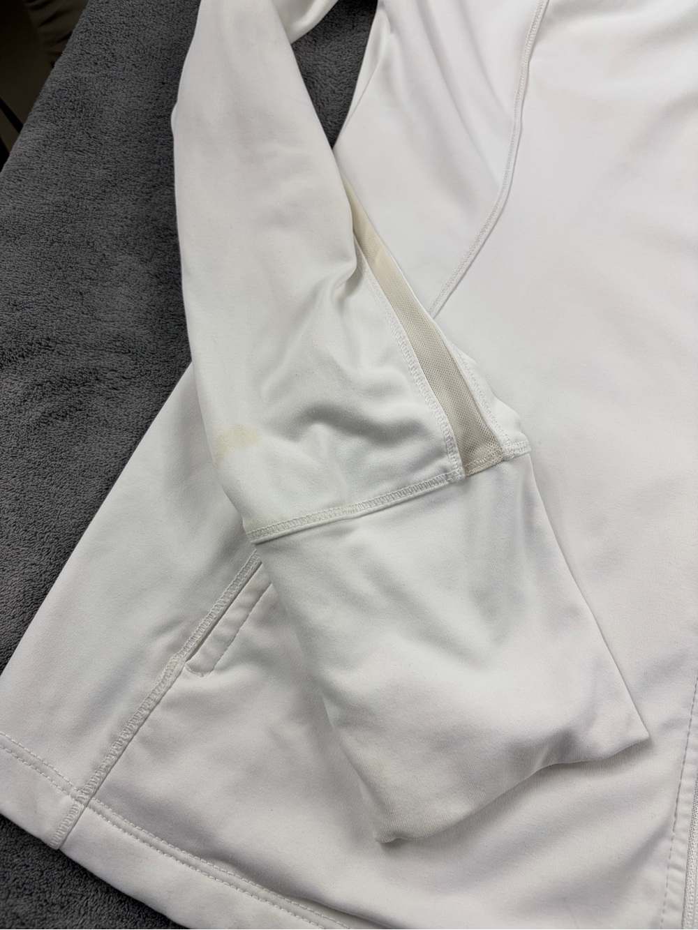 Apana White Lightweight Active Zip Jacket size M - Picture 10 of 16